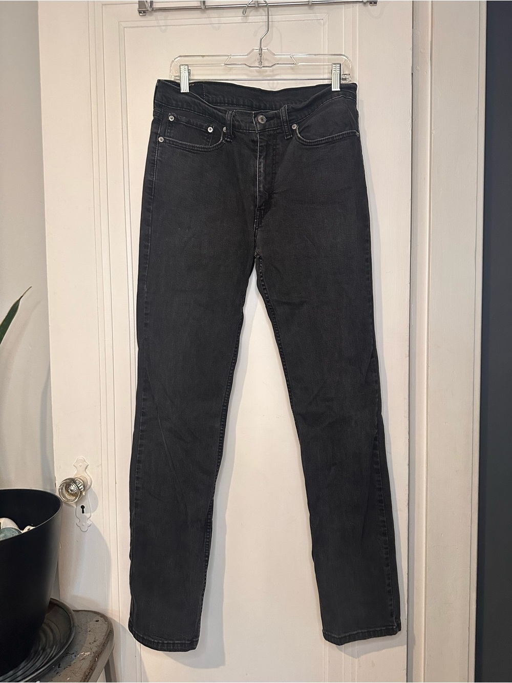 Levi's 514 Men's Black Straight Jeans 34x36